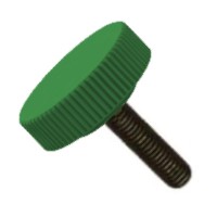 29R141S050GR MICROPLASTICS ROUND THUMB SCREW